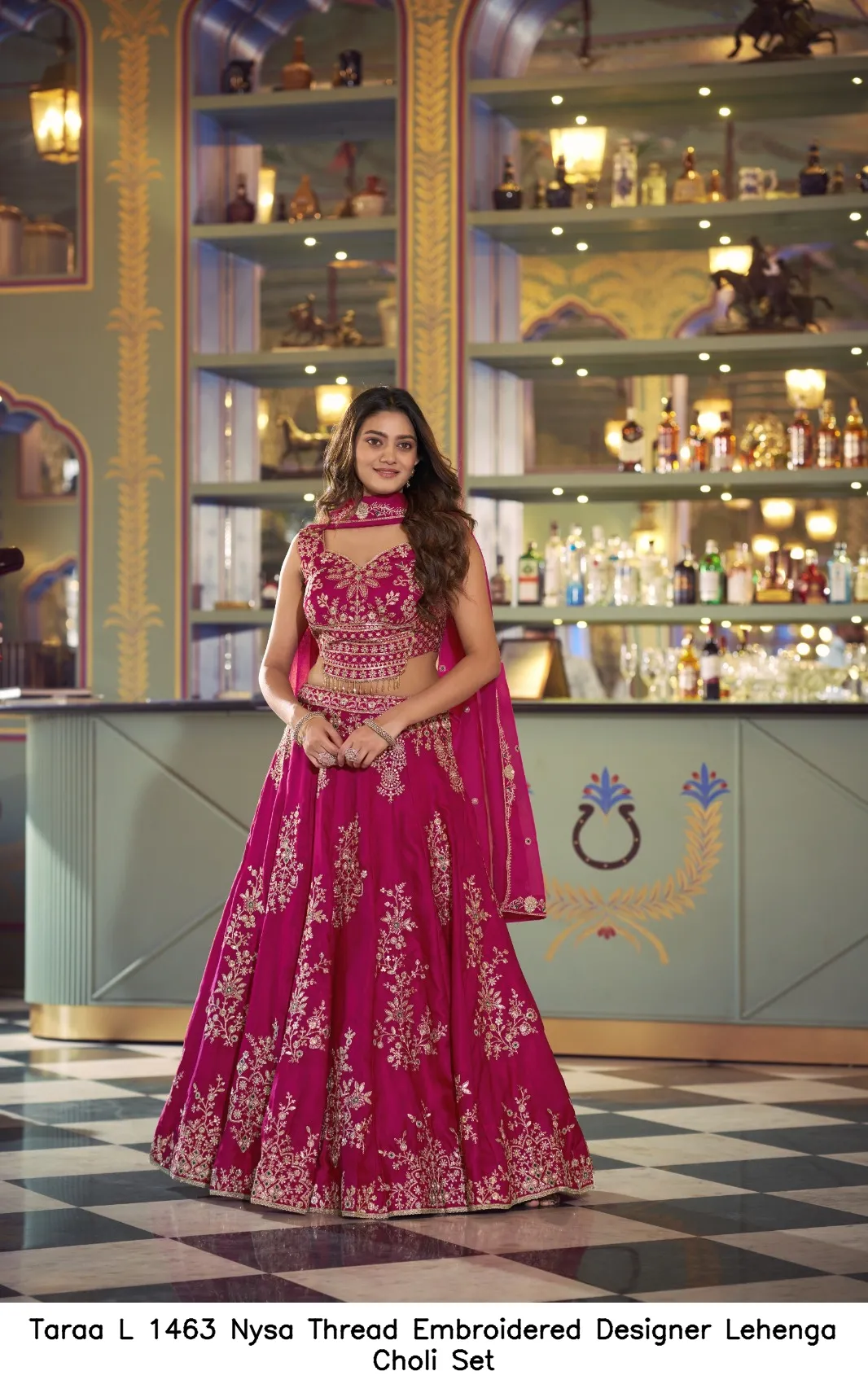 Taraa L 1463 Nysa Thread Embroidered Designer Lehenga Choli Set — Wholesale Lehenga, Vardan Ethnic wholesale from Surat — Photo 2