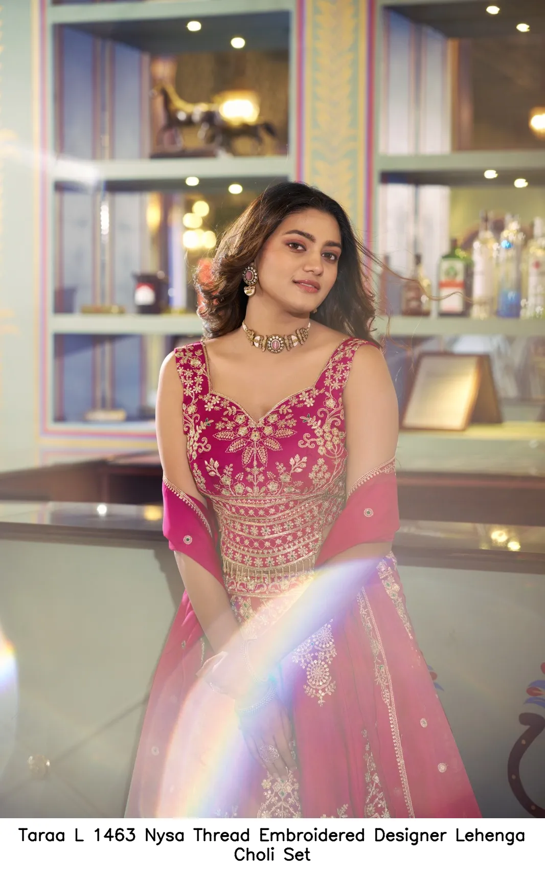 Taraa L 1463 Nysa Thread Embroidered Designer Lehenga Choli Set — Wholesale Lehenga, Vardan Ethnic wholesale from Surat — Photo 3