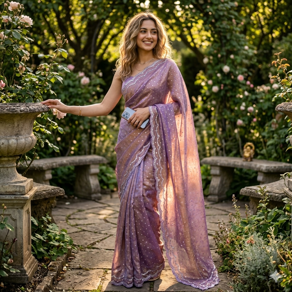 Kc 990 Fancy Silk With Sequence Worked Designer Saree Catalog — Wholesale Sarees, Vardan Ethnic wholesale from Surat — view 5