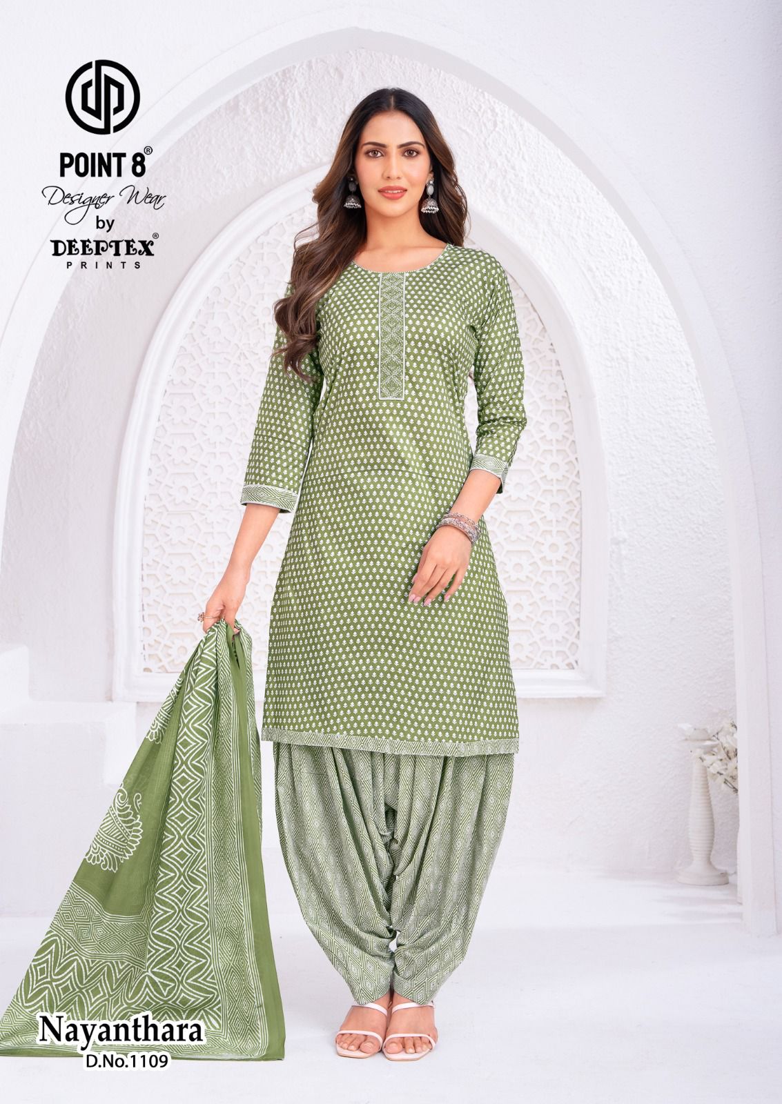 Deeptex Nayanthara Vol 11 Readymade Cotton Patiyala Suit — Wholesale Readymade Suit, Deeptex wholesale from Surat — view 7