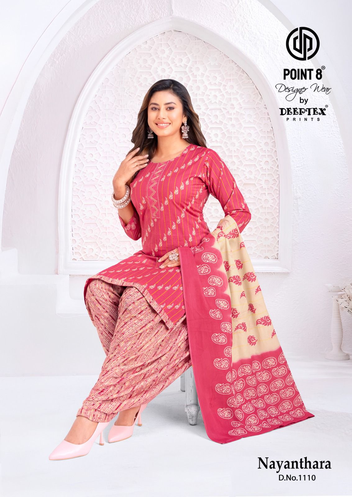 Deeptex Nayanthara Vol 11 Readymade Cotton Patiyala Suit — Wholesale Readymade Suit, Deeptex wholesale from Surat — view 3