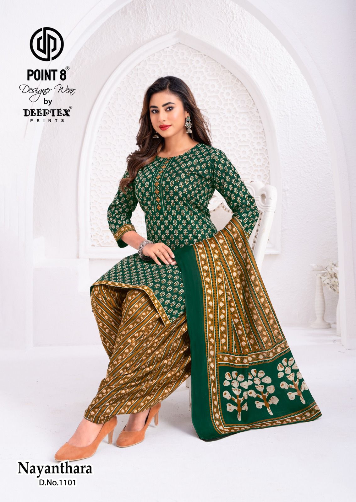 Deeptex Nayanthara Vol 11 Readymade Cotton Patiyala Suit — Wholesale Readymade Suit, Deeptex wholesale from Surat — view 2