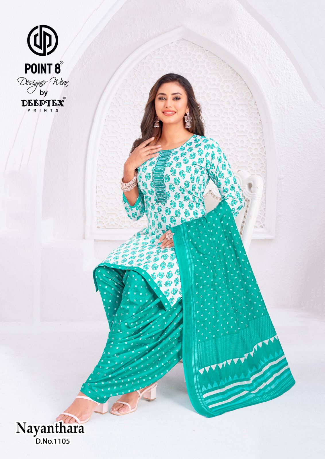 Deeptex Nayanthara Vol 11 Readymade Cotton Patiyala Suit — Wholesale Readymade Suit, Deeptex wholesale from Surat — view 8