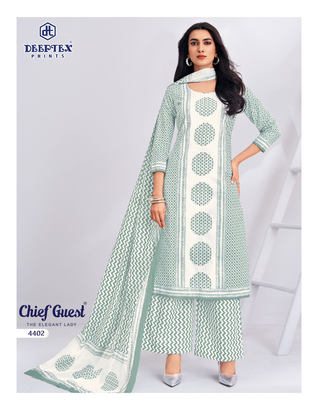 Deeptex Chief Guest Vol 44 Cotton Printed Fancy Dress Material