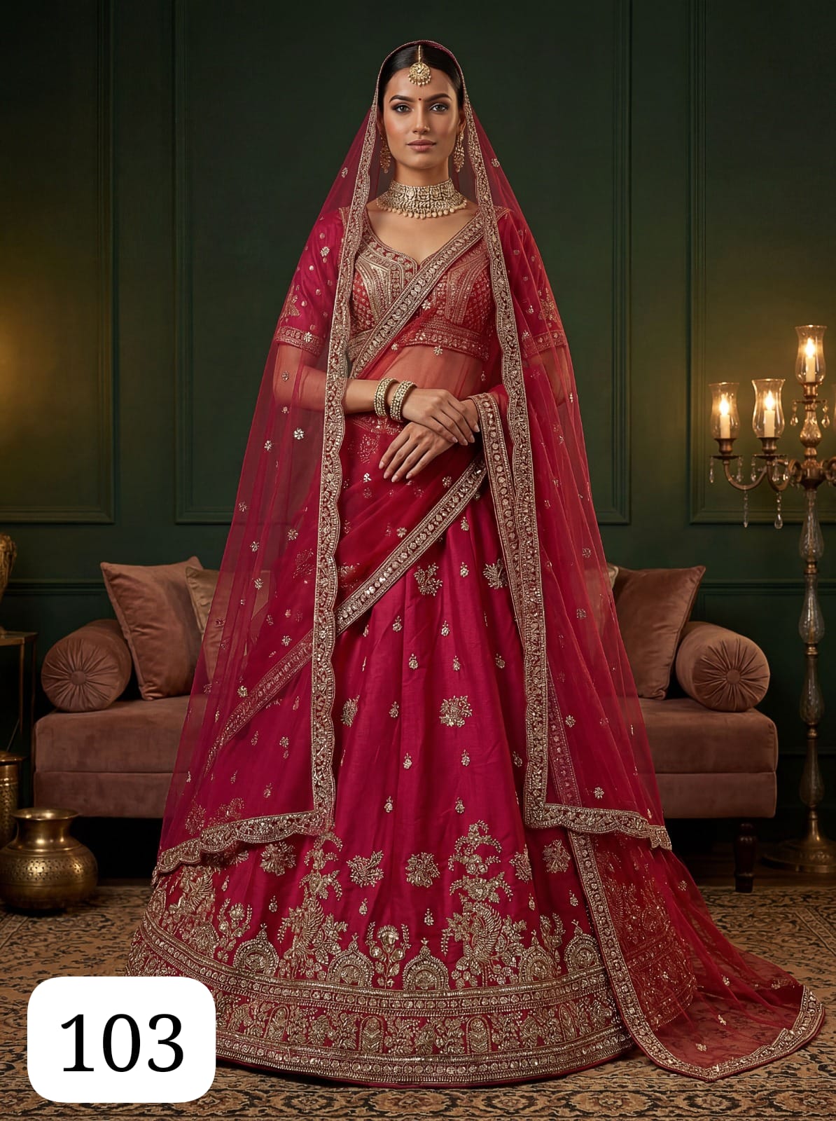 PC Lucia Designer Gadhwal Silk Wedding Lehenga Choli Collection