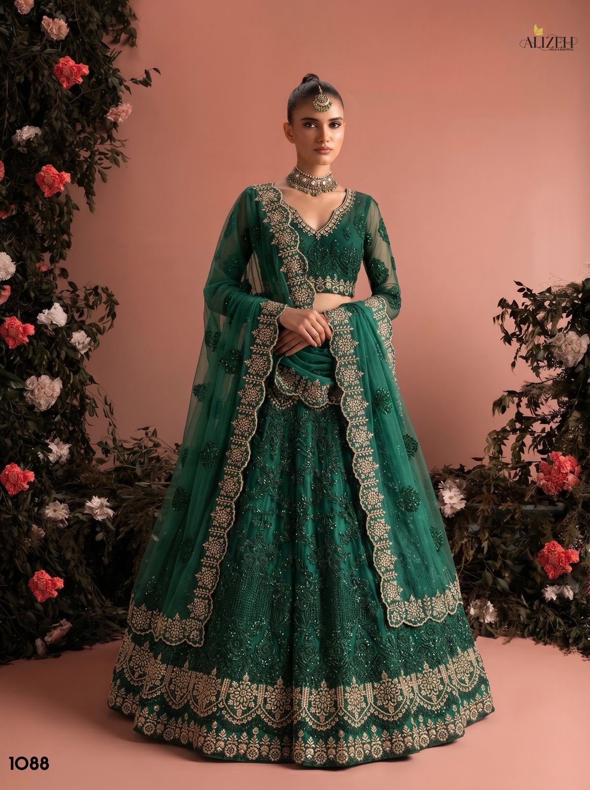 Alizeh 1085 To 1090 Butterfly Net Designer Lehenga Choli Set - Image 4