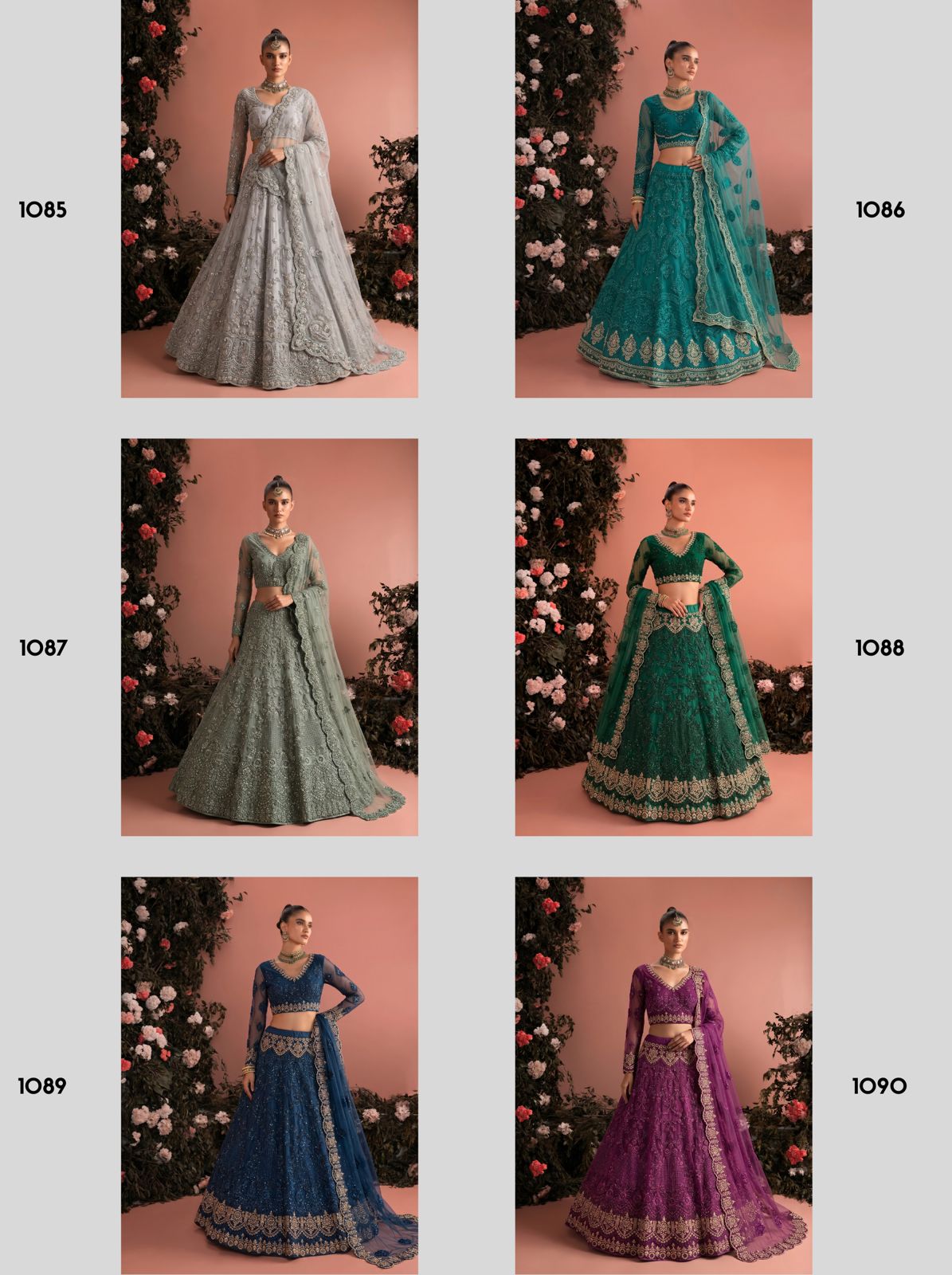Alizeh 1085 To 1090 Butterfly Net Designer Lehenga Choli Set - Image 3