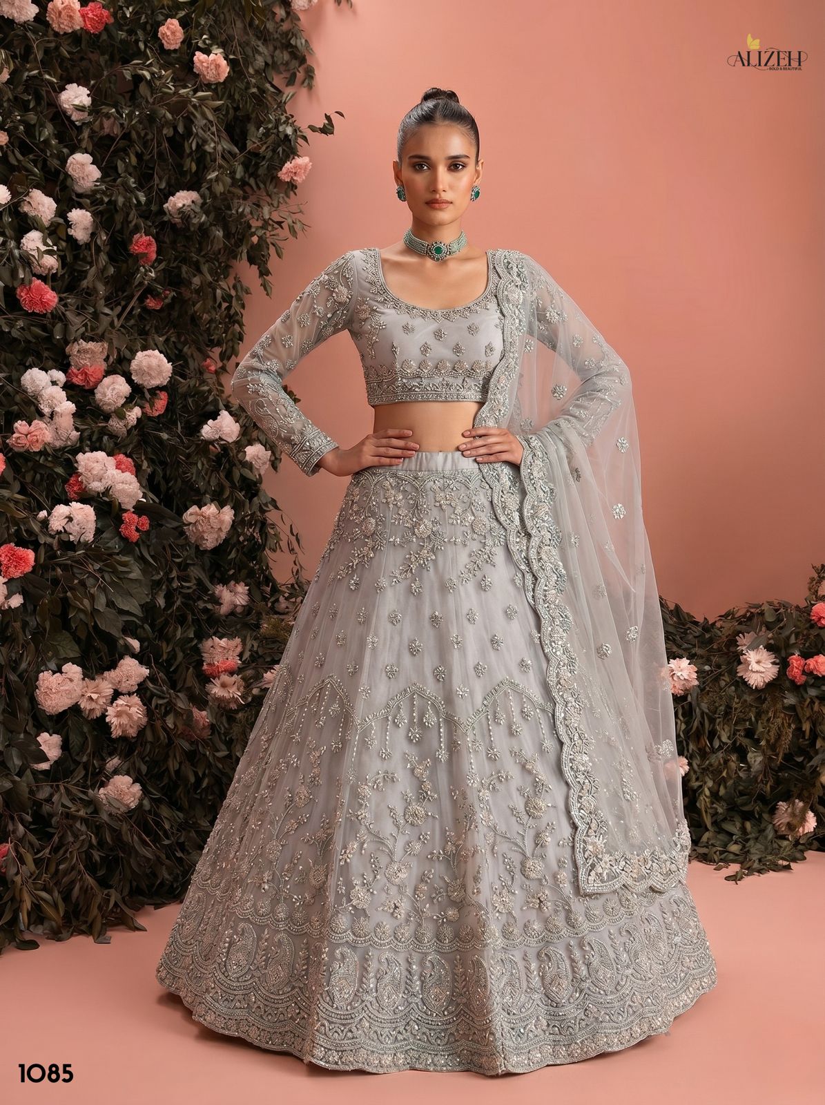 Alizeh 1085 To 1090 Butterfly Net Designer Lehenga Choli Set - Image 2