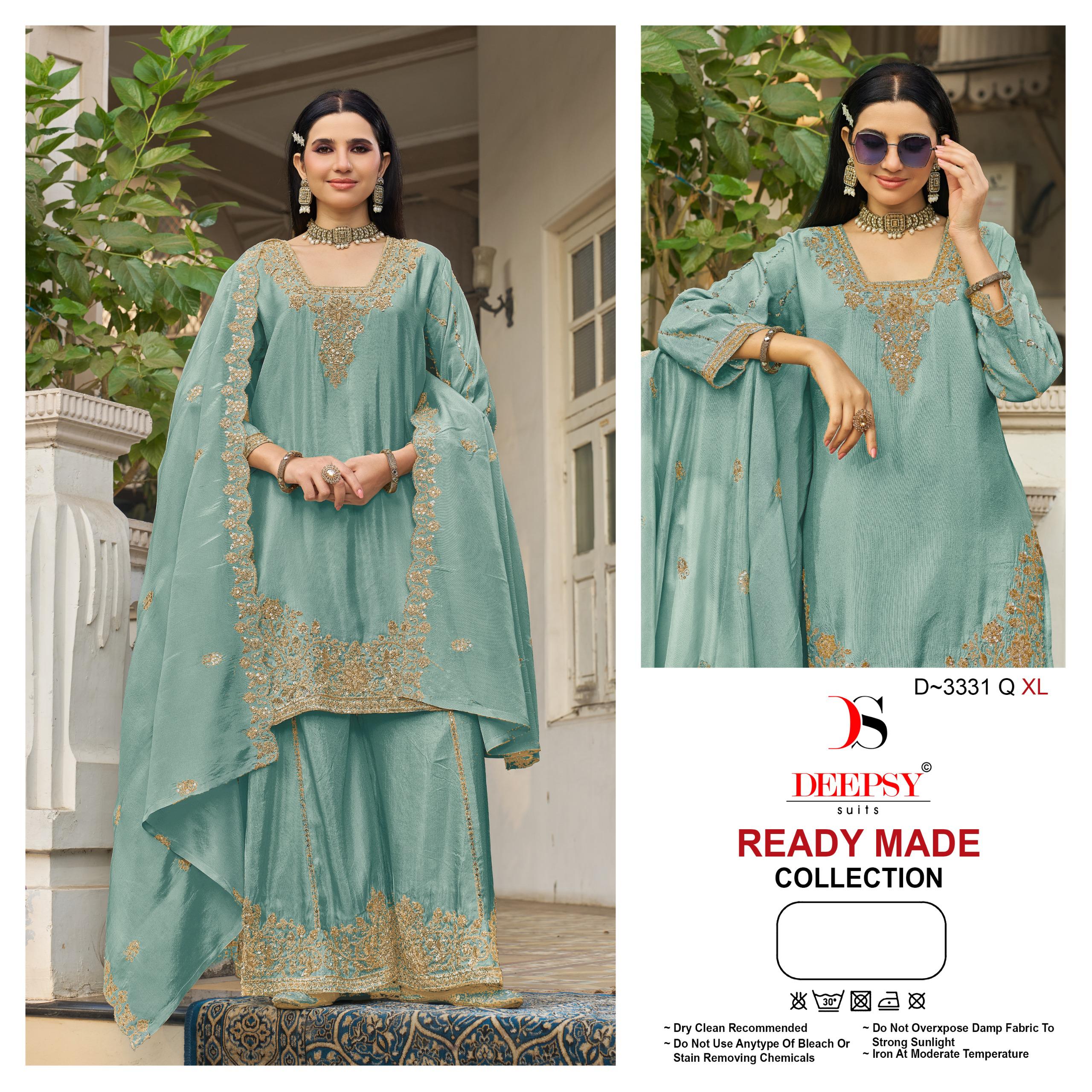 Deepsy D 3331 Q To T Readymade Beads Worke Salwar Suit — Wholesale Readymade Suit, Deepsy wholesale from Surat — view 4