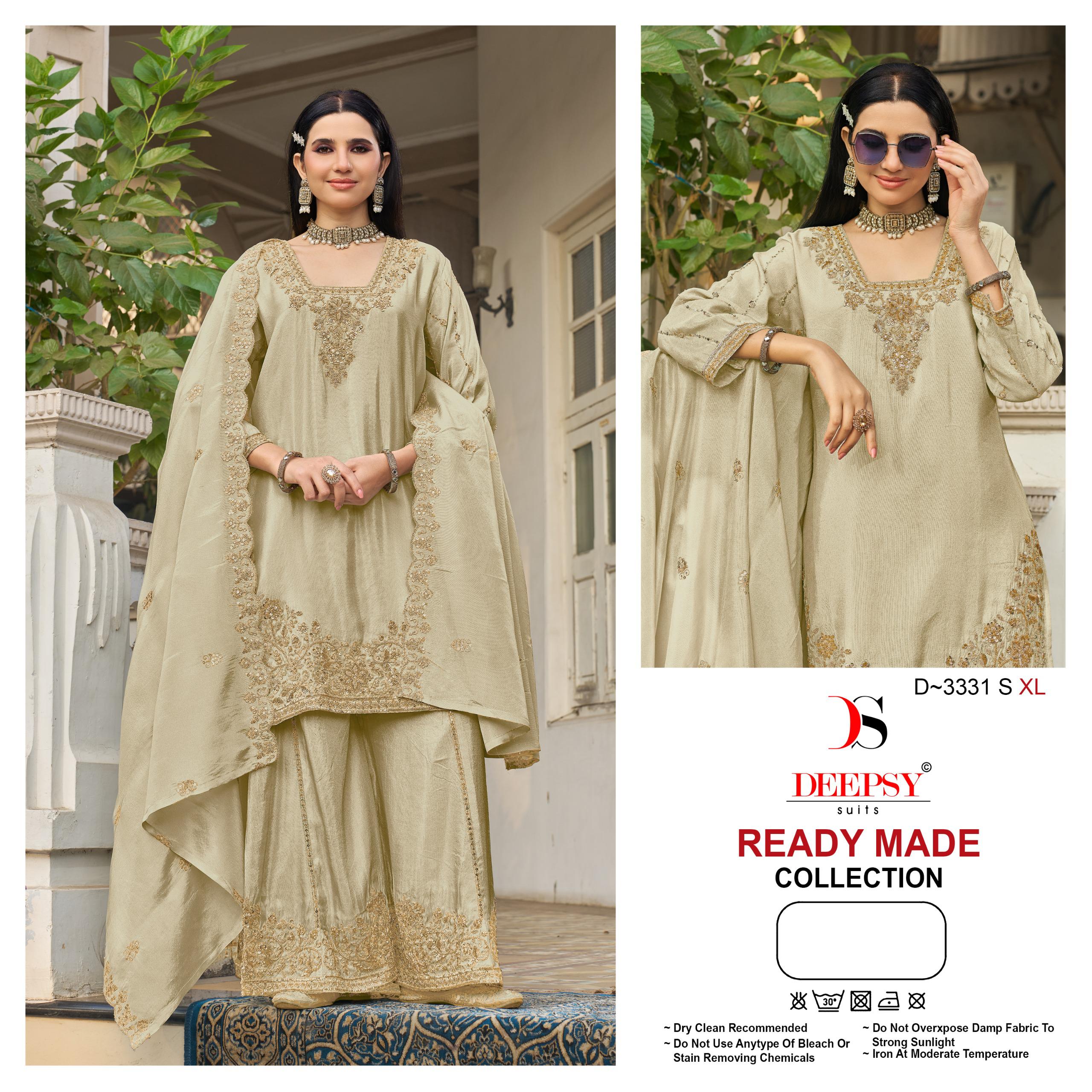 Deepsy D 3331 Q To T Readymade Beads Worke Salwar Suit — Wholesale Readymade Suit, Deepsy wholesale from Surat — view 3