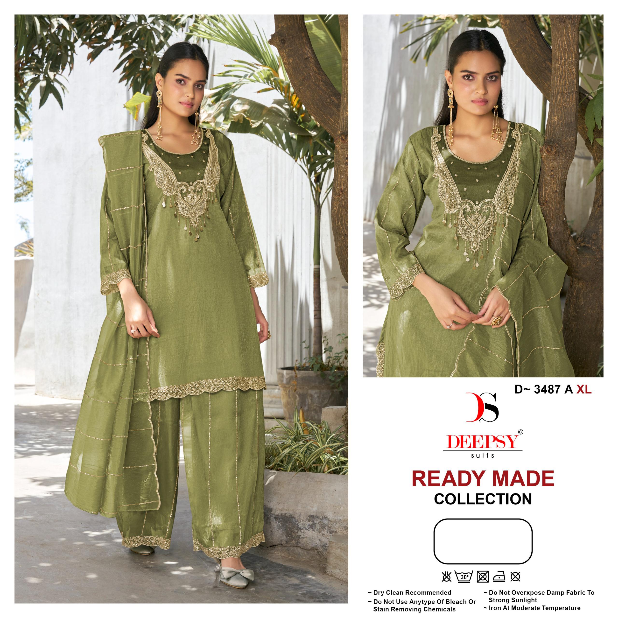 Deepsy D 3487 Salsa Silk Beats & Zardosi Work Palazzo Suit Set