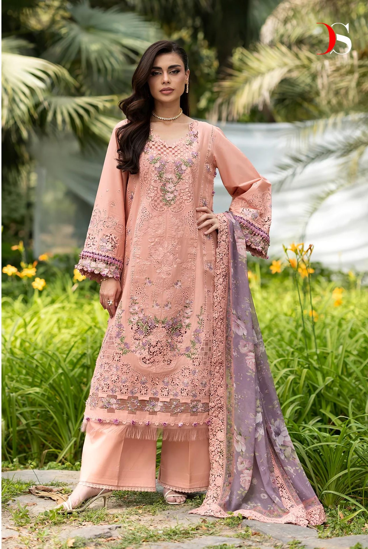 Deepsy Elaf Premium Vol 6 Lawn Cotton Embroidered Salwar Suit