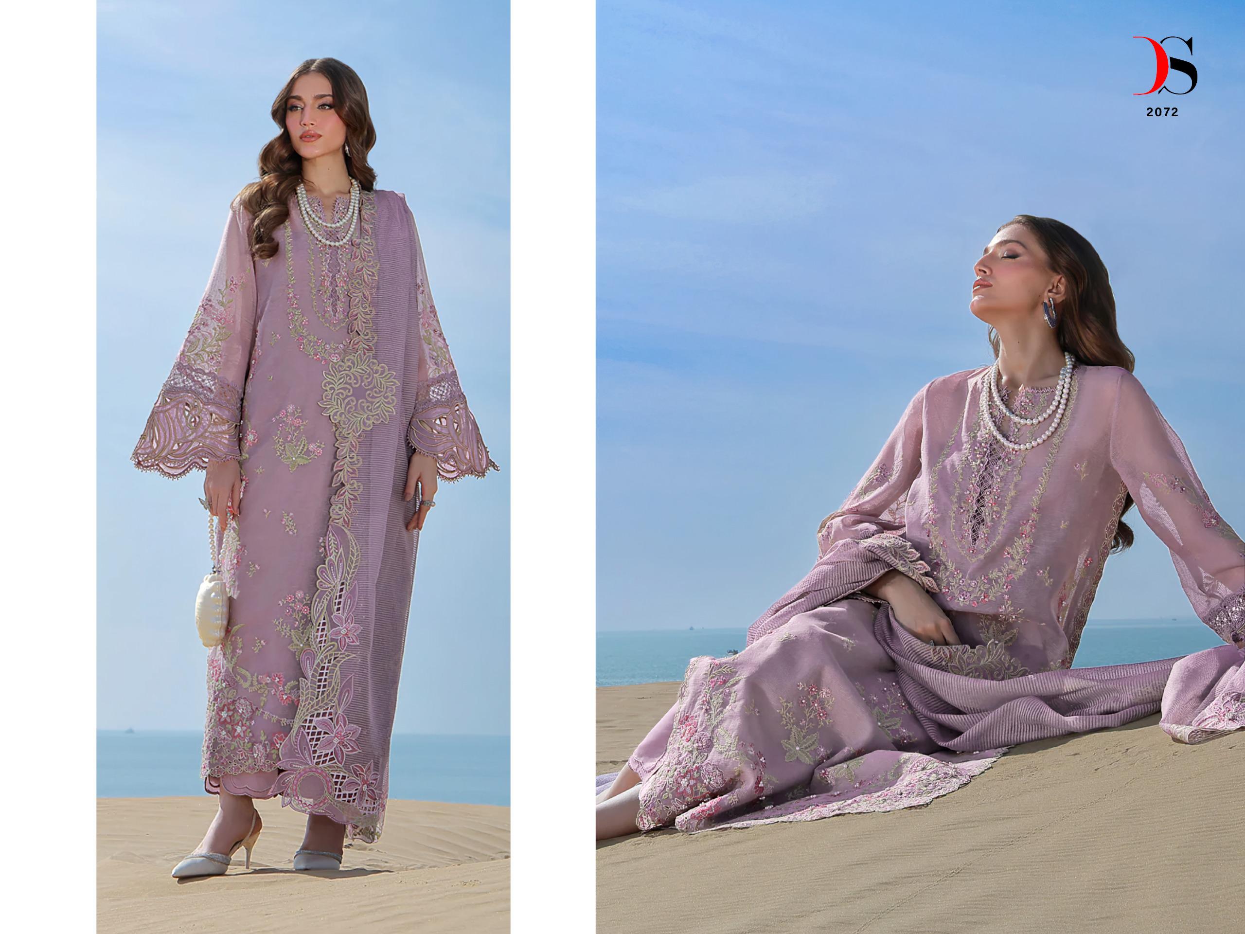 Deepsy Rang Rasiya Vol 6 Cotton Embroidered Salwar Suit — Wholesale Salwar Suits, Deepsy wholesale from Surat — view 6