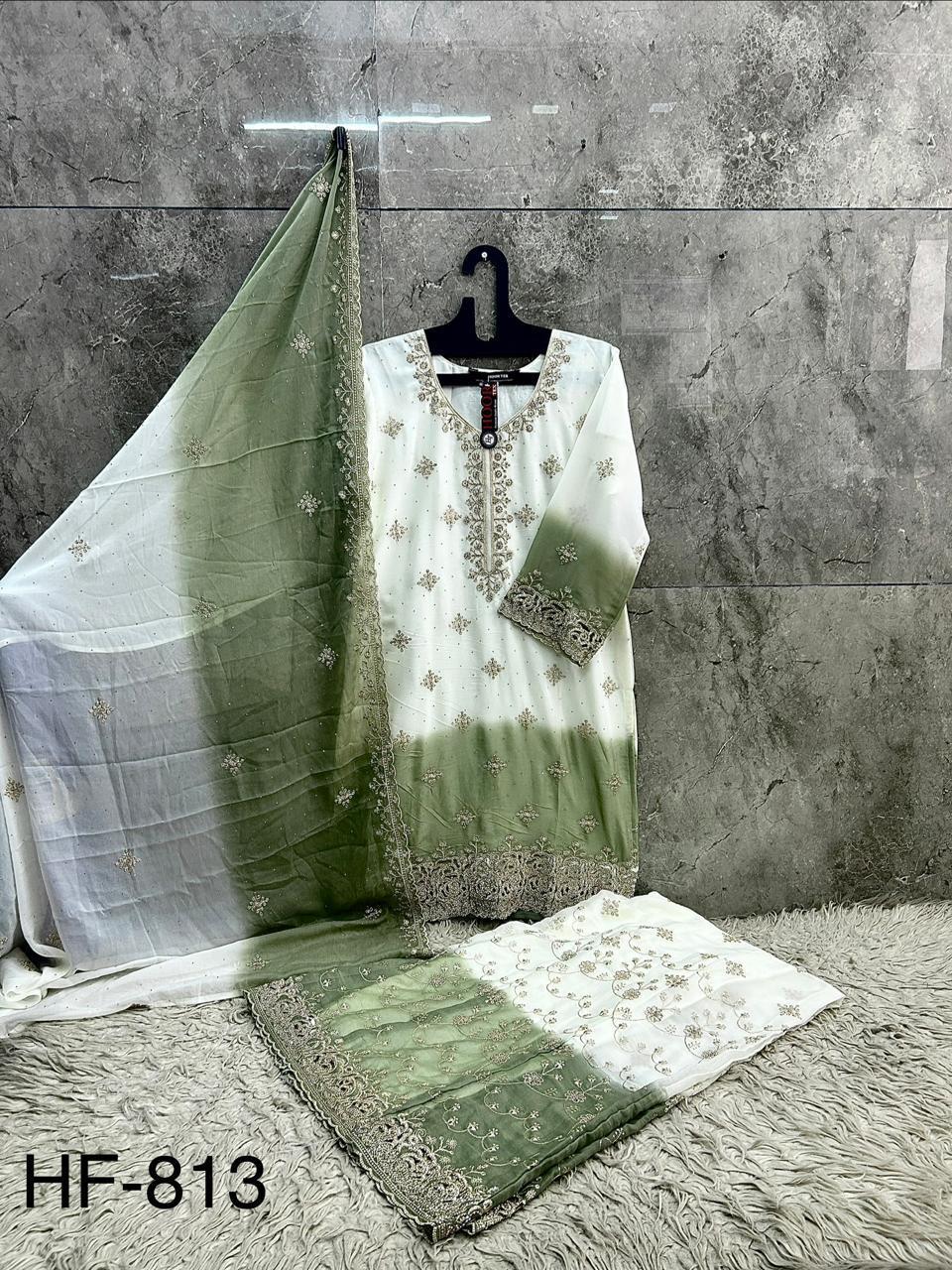 Hoor Tex 813 A To D Simar Padding Shaded Pakistani Salwar Kameez Set — Designer Readymade Suits, hoor Tex wholesale from Surat — view 6