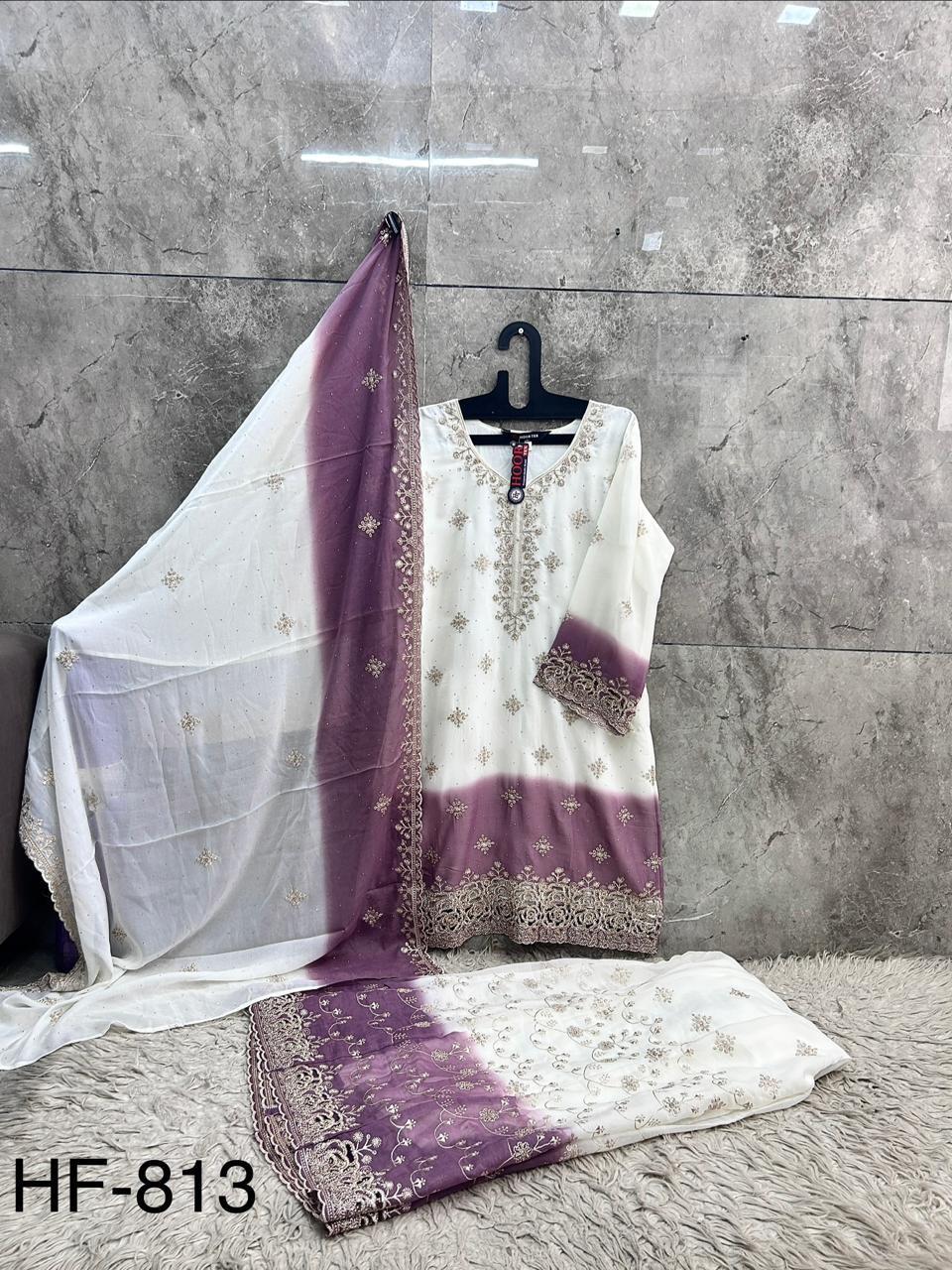 Hoor Tex 813 A To D Simar Padding Shaded Pakistani Salwar Kameez Set — Designer Readymade Suits, hoor Tex wholesale from Surat — view 7