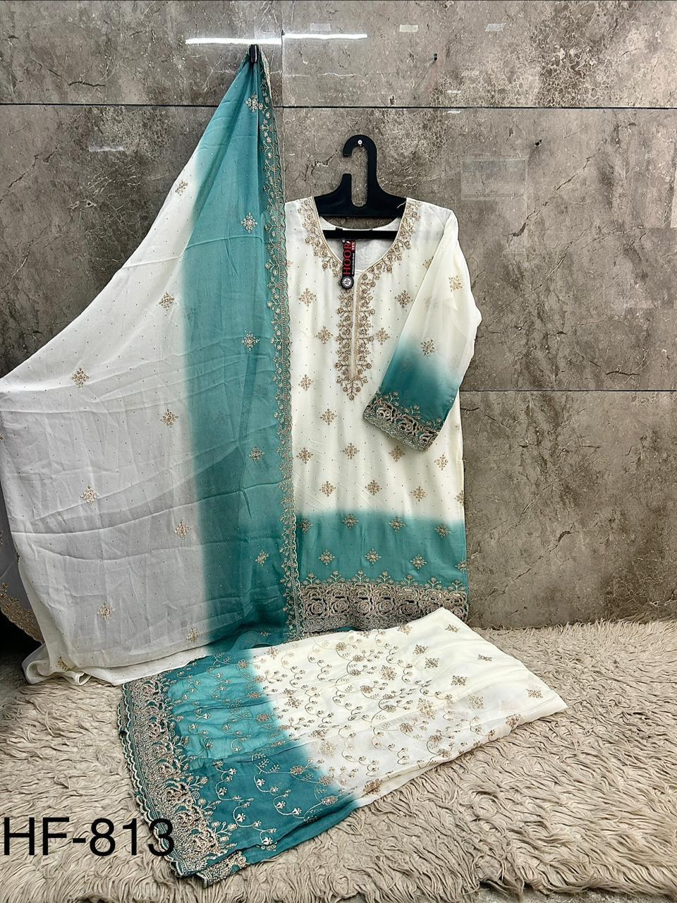 Hoor Tex 813 A To D Simar Padding Shaded Pakistani Salwar Kameez Set — Designer Readymade Suits, hoor Tex wholesale from Surat — view 8