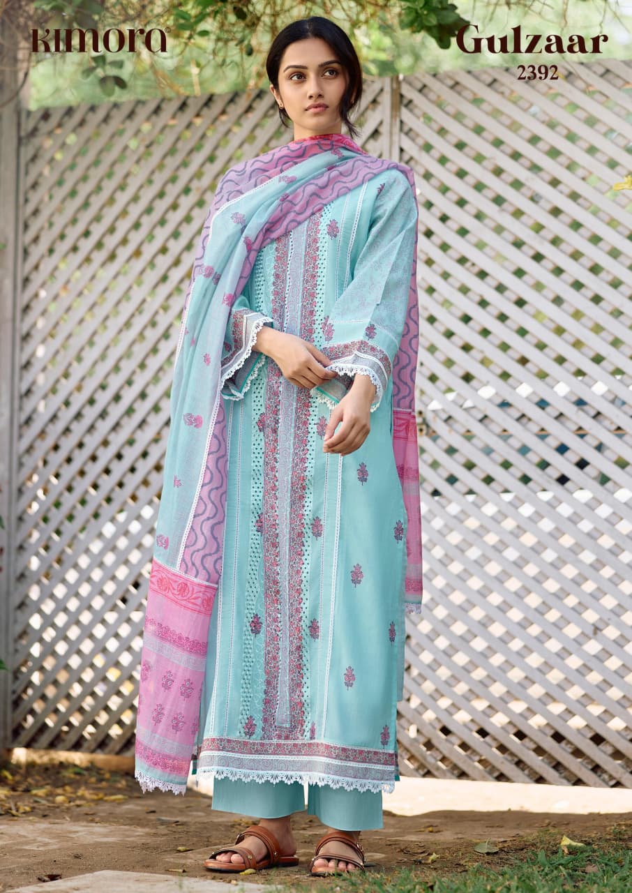 Kimora Gulzaar Vol 87 Cotton Embroidered Salwar Suit