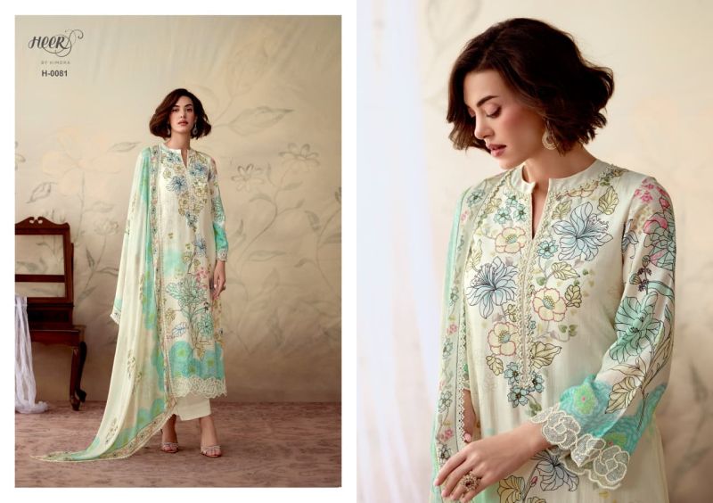 Kimora Heer Whisper Vol 252 Muslin Digital Printed Salwar Suit — Wholesale Salwar Suits, Kimora wholesale from Surat — view 5
