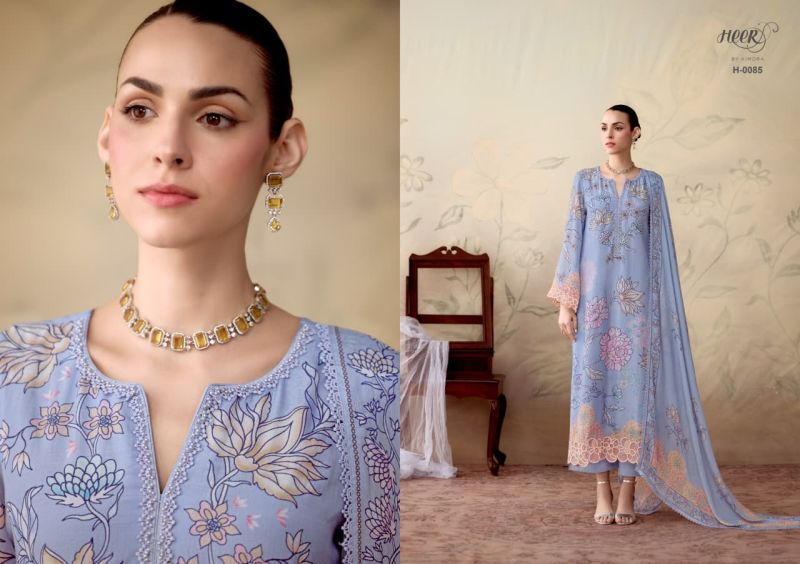 Kimora Heer Whisper Vol 252 Muslin Digital Printed Salwar Suit — Wholesale Salwar Suits, Kimora wholesale from Surat — view 2