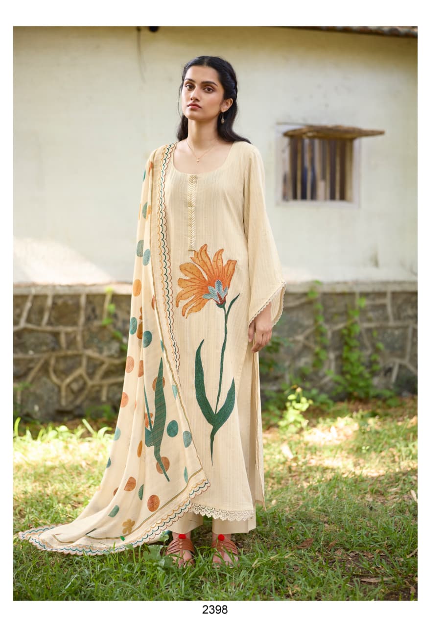 Kimora Safar Vol 88 Cotton Handworked Salwar Suit — Wholesale Pakistani Suits, Kimora wholesale from Surat — view 4