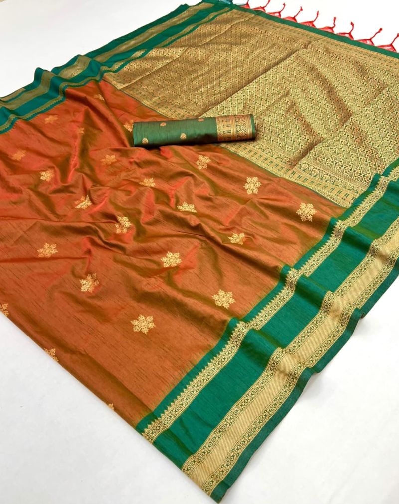 Kontessa Onam Silk Handloom Weaving Saree Catalog — Wholesale Sarees, Vardan Ethnic wholesale from Surat — view 5