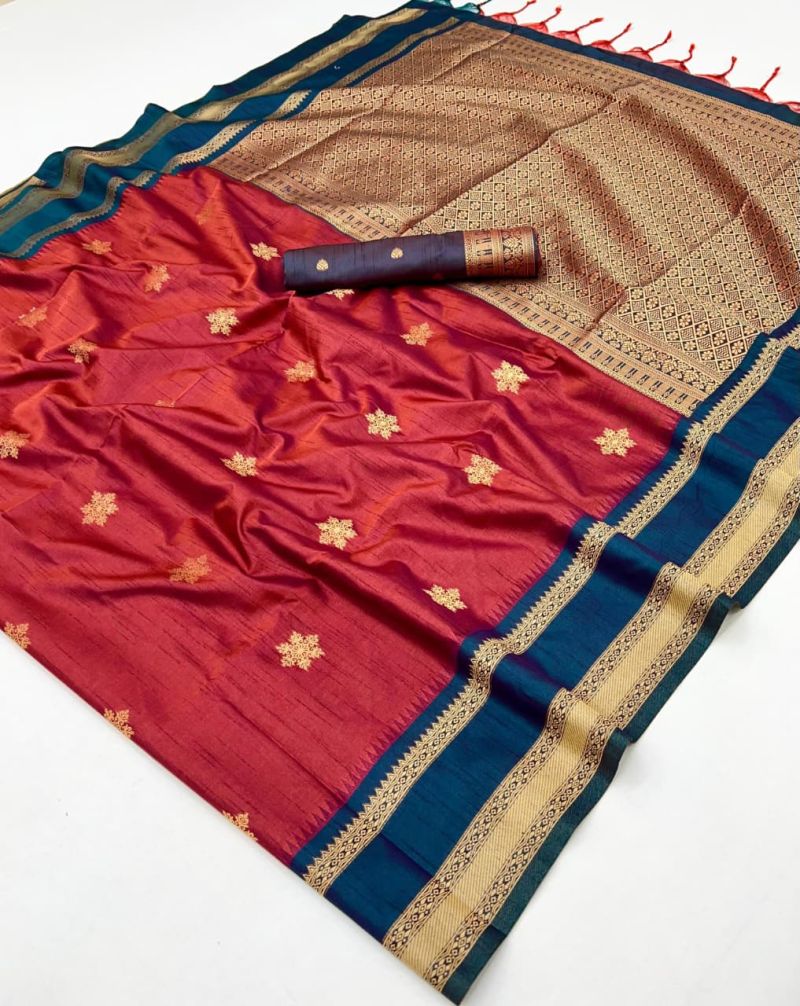 Kontessa Onam Silk Handloom Weaving Saree Catalog — Wholesale Sarees, Vardan Ethnic wholesale from Surat — view 4