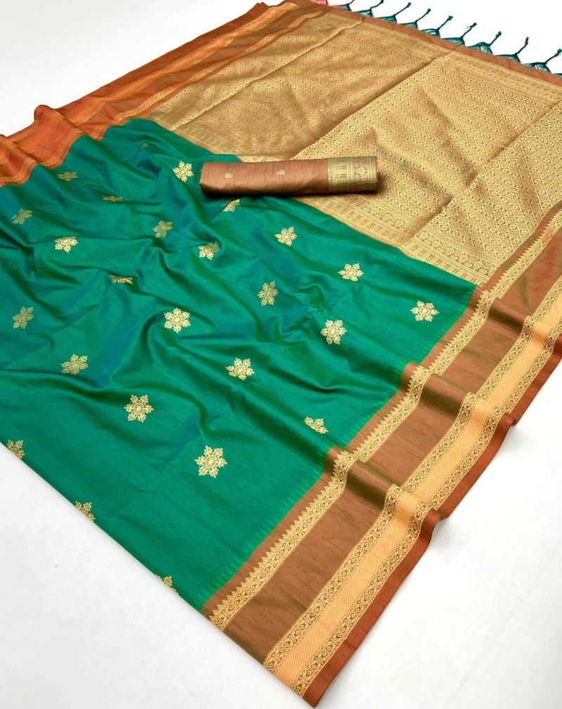 Kontessa Onam Silk Handloom Weaving Saree Catalog — Wholesale Sarees, Vardan Ethnic wholesale from Surat — view 2