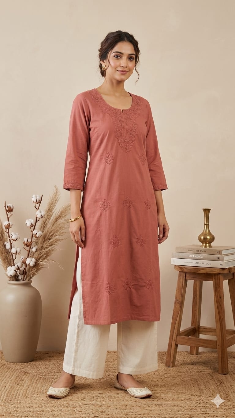 Naisha K 1009 Vol 2 Cotton Embroidered Kurti Set — Wholesale Kurtis, MPA wholesale from Surat — view 2