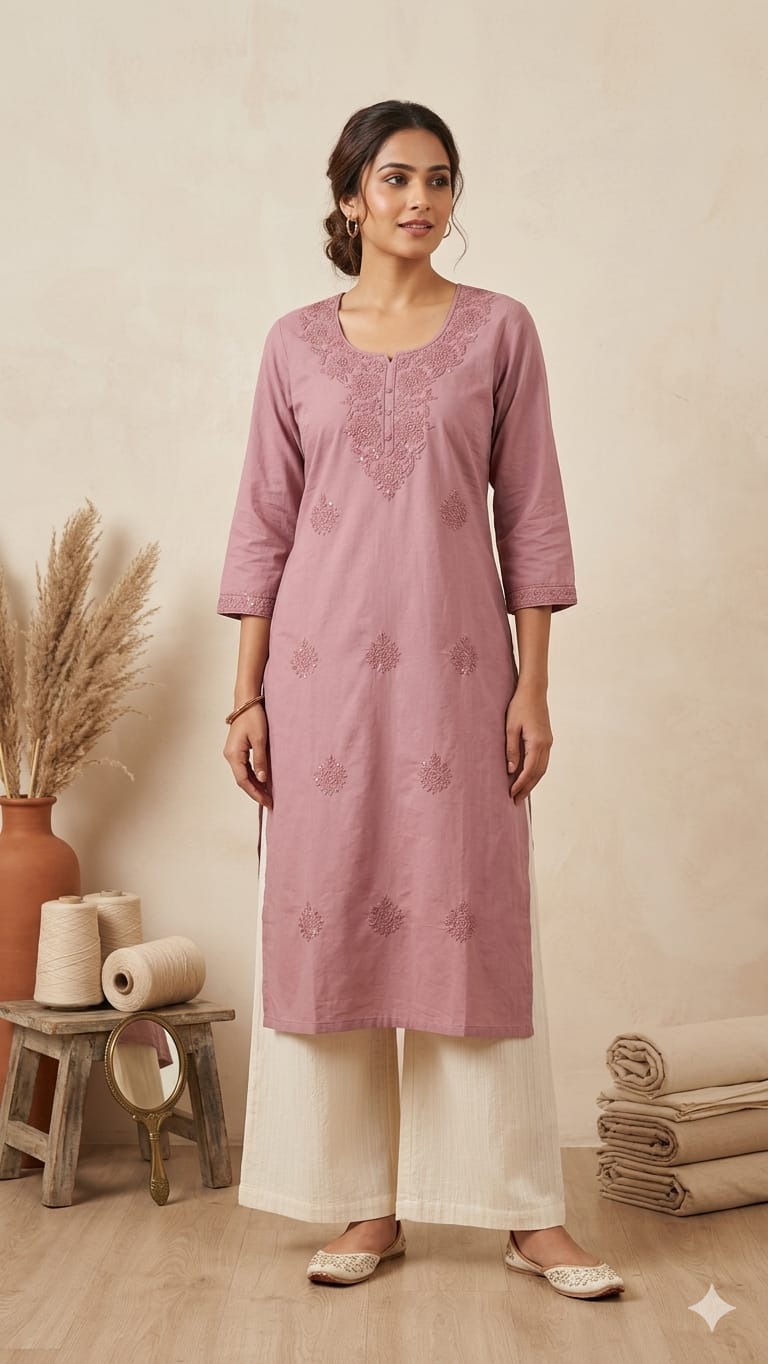 Naisha K 1009 Vol 2 Cotton Embroidered Kurti Set — Wholesale Kurtis, MPA wholesale from Surat — view 10