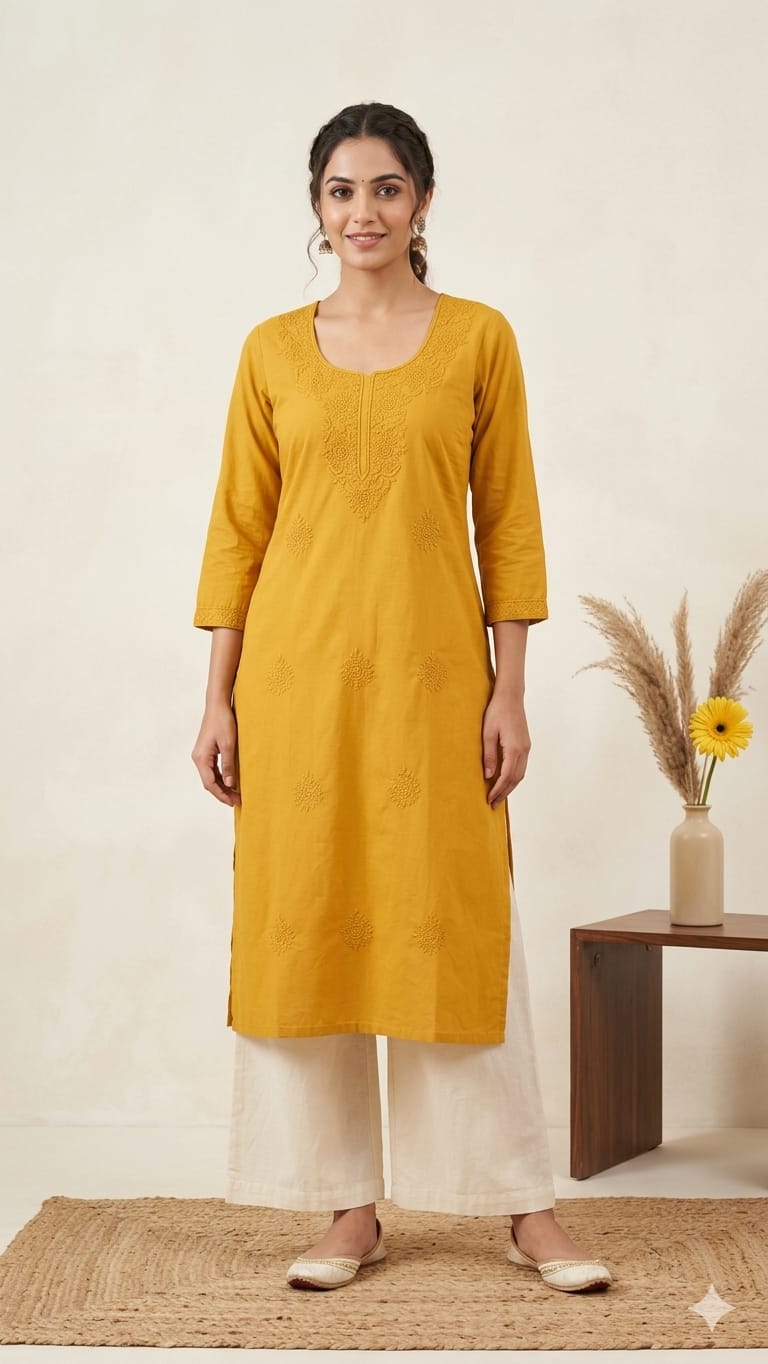 Naisha K 1009 Vol 2 Cotton Embroidered Kurti Set — Wholesale Kurtis, MPA wholesale from Surat — view 8