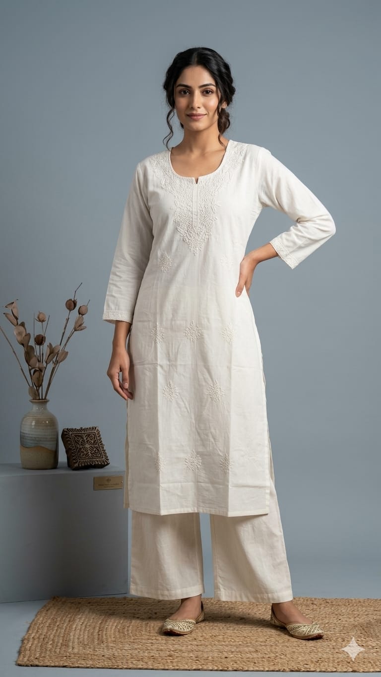 Naisha K 1009 Vol 2 Cotton Embroidered Kurti Set — Wholesale Kurtis, MPA wholesale from Surat — view 7