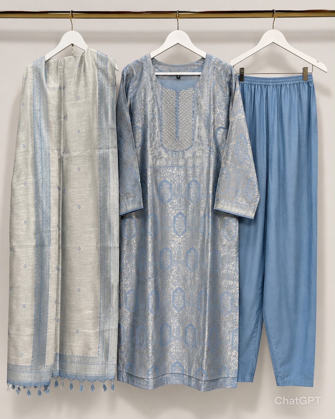Naisha K 1021 Kanjivaram Silk Festive Wear Readymade Suit — Wholesale Readymade Suit, Naisha wholesale from Surat — view 5