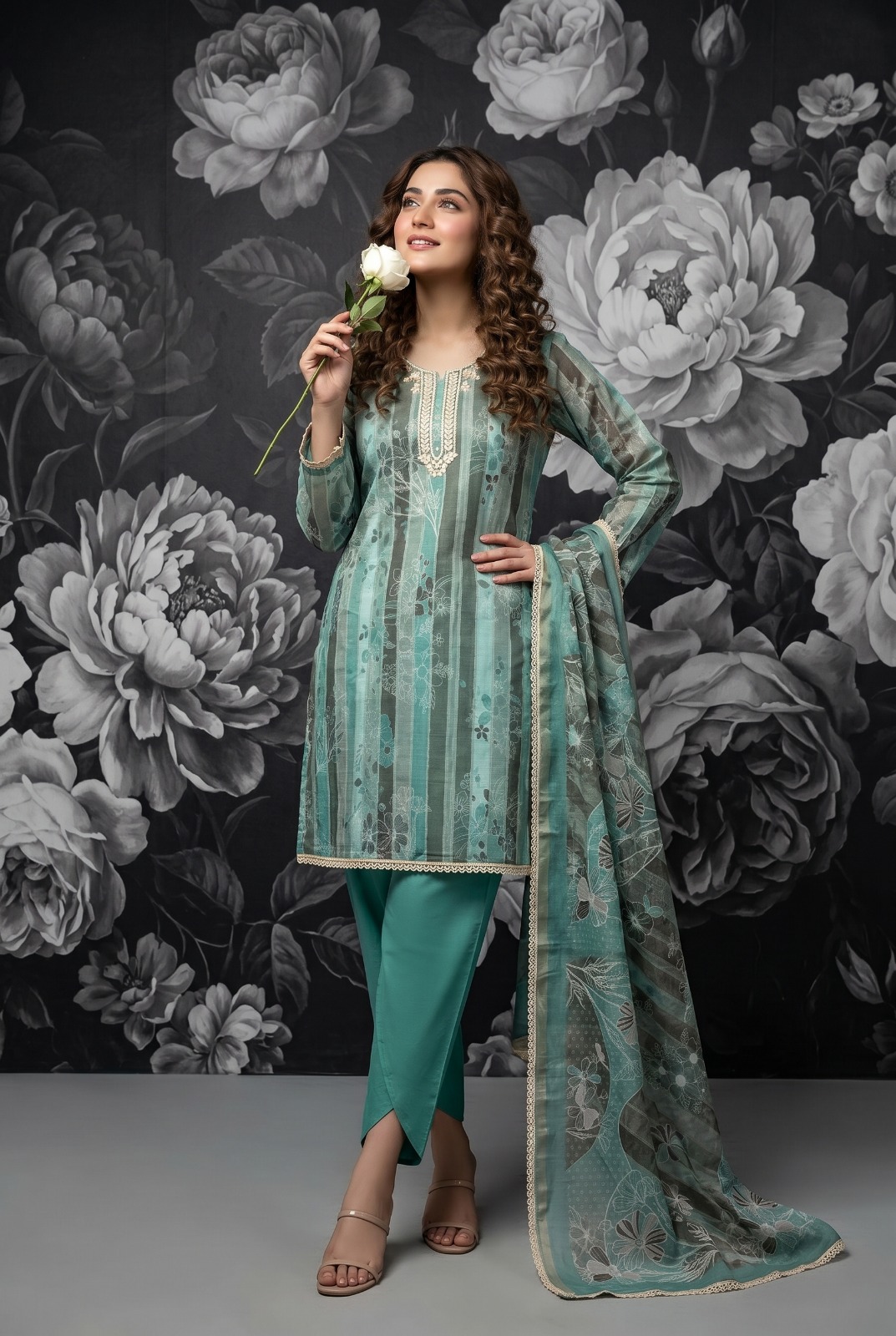 Tulip 14 A To D Cotton Lilan Simmar Printed Readymade Salwar Suit