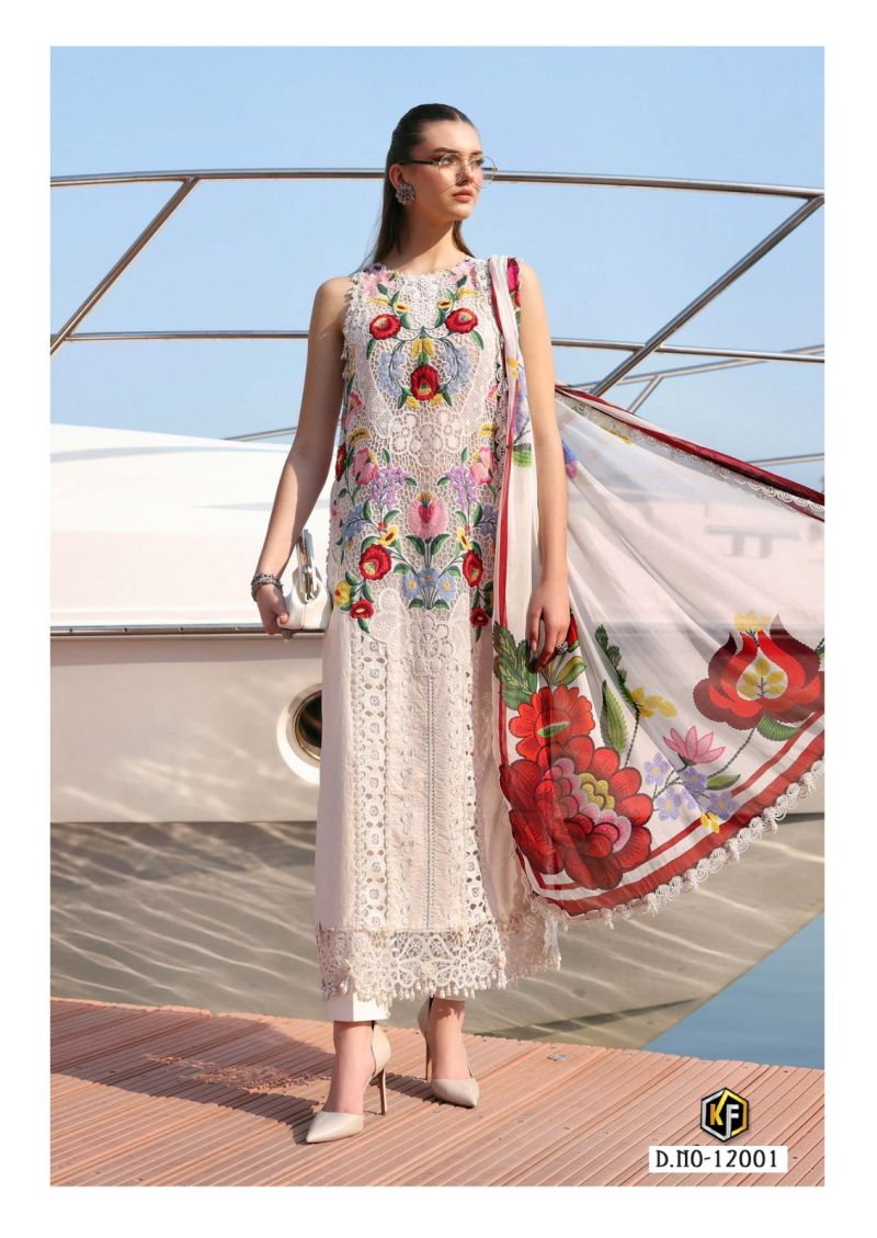 Keval Soha Nazir Vol 12 Cotton Printed Karachi Dress Material Catalog — Cotton Dress Material, Vardan Ethnic wholesale from Surat — view 3