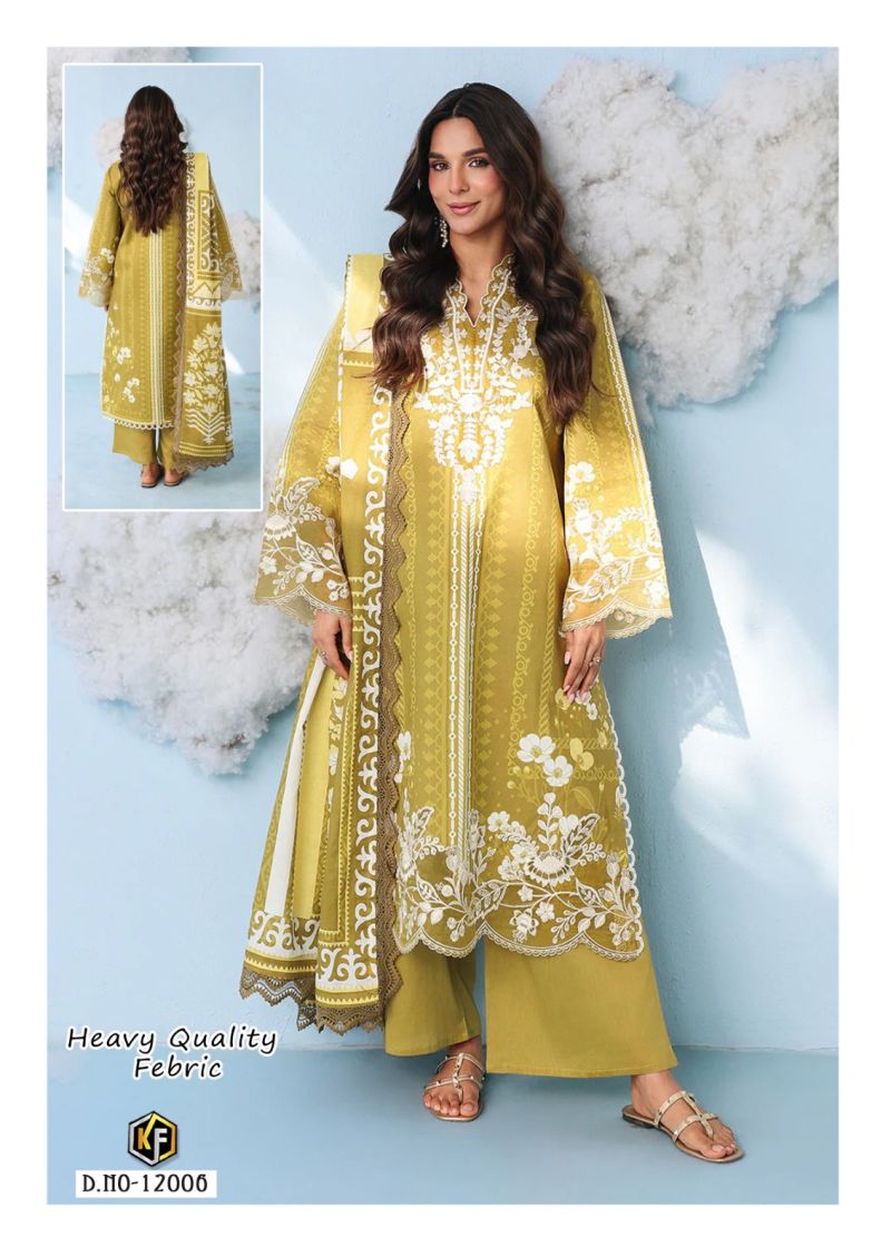 Keval Soha Nazir Vol 12 Cotton Printed Karachi Dress Material Catalog — Cotton Dress Material, Vardan Ethnic wholesale from Surat — view 4
