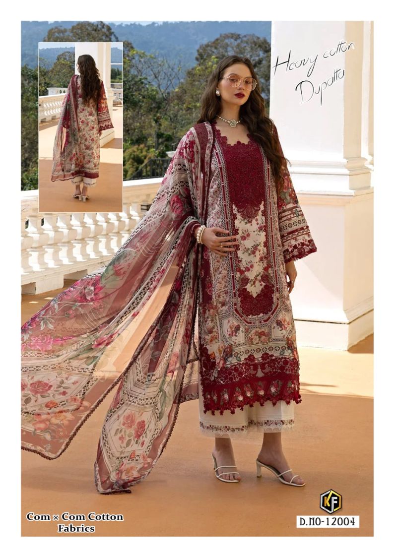 Keval Soha Nazir Vol 12 Cotton Printed Karachi Dress Material Catalog