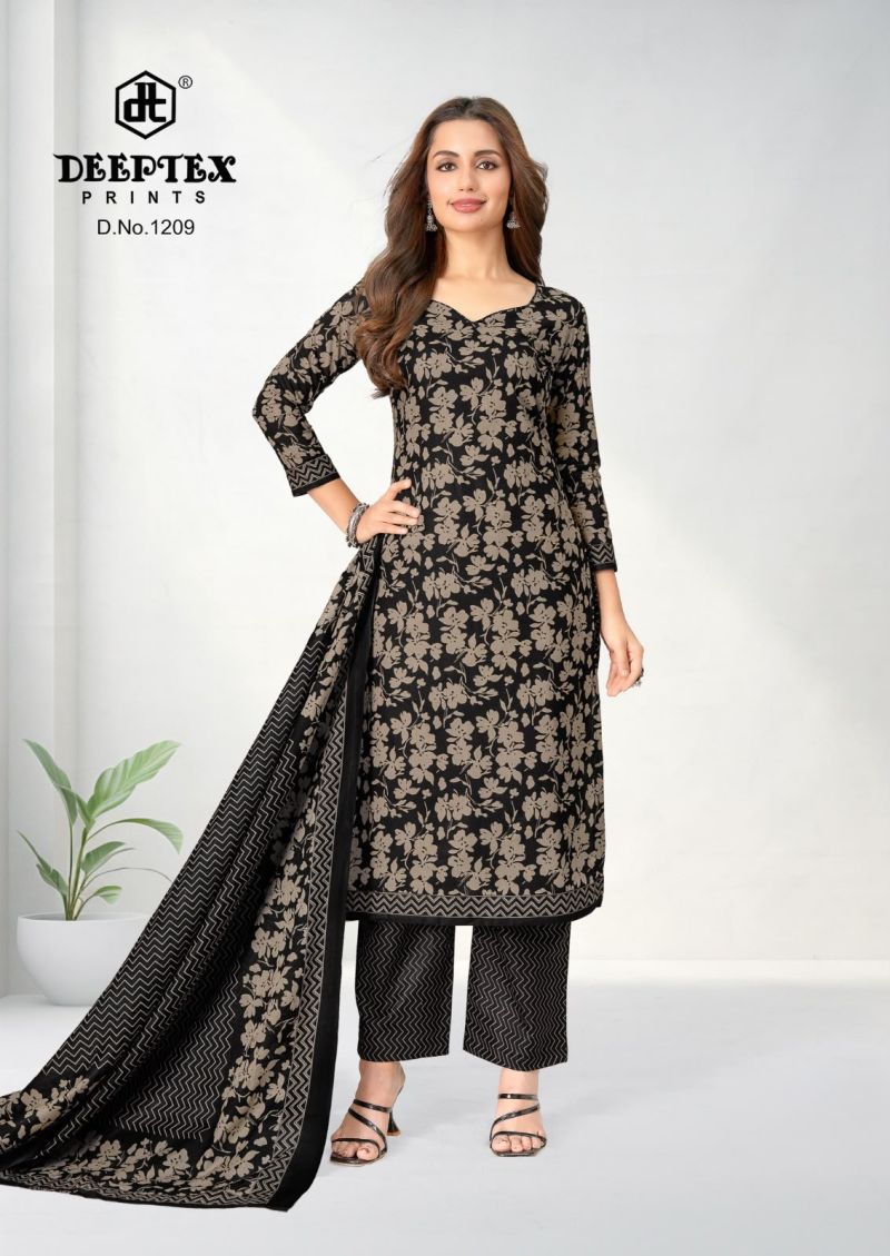 Deeptex Aaliza Vol 12 Cotton Printed Fancy Dress Material Catalog — Wholesale, Vardan Ethnic wholesale from Surat — view 2