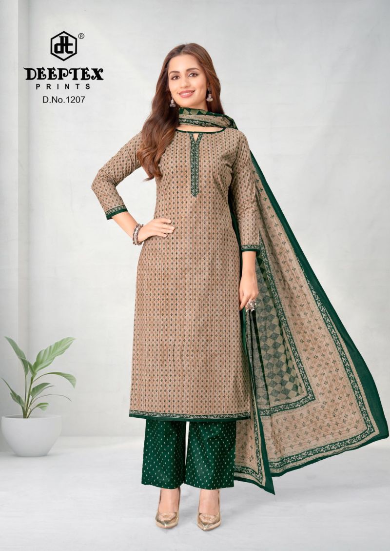 Deeptex Aaliza Vol 12 Cotton Printed Fancy Dress Material Catalog — Wholesale, Vardan Ethnic wholesale from Surat — view 4