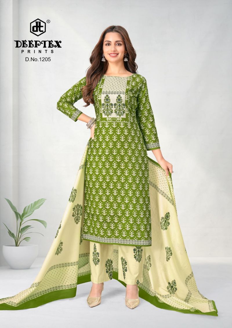 Deeptex Aaliza Vol 12 Cotton Printed Fancy Dress Material Catalog — Wholesale, Vardan Ethnic wholesale from Surat — view 6
