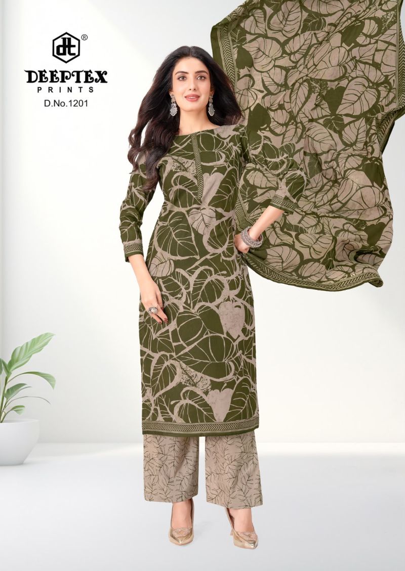 Deeptex Aaliza Vol 12 Cotton Printed Fancy Dress Material Catalog — Wholesale, Vardan Ethnic wholesale from Surat — view 10