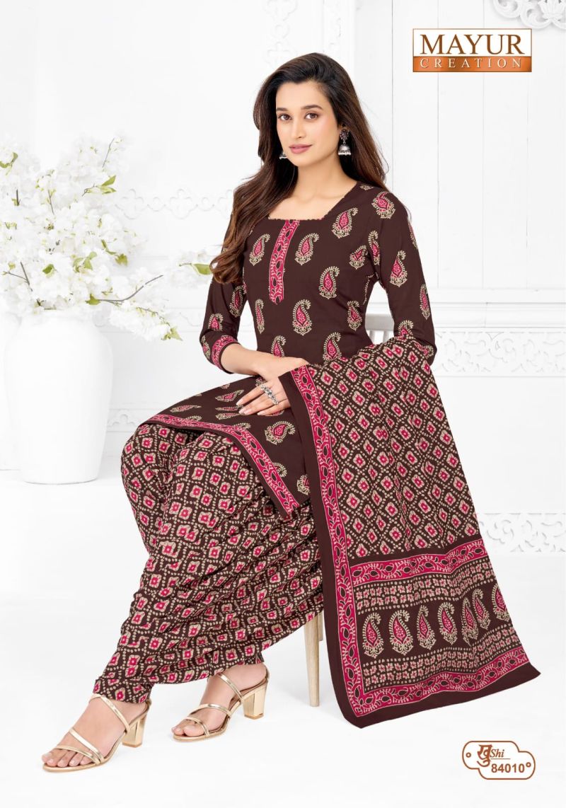 Mayur Khushi Vol 84 Cotton Printed Daily Wear Dress Material — Wholesale Dress Material, Mayur wholesale from Surat — view 18