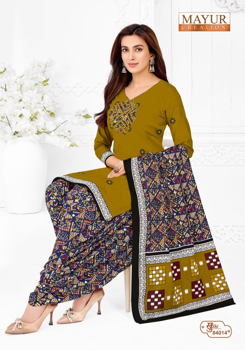 Mayur Khushi Vol 84 Cotton Printed Daily Wear Dress Material — Wholesale Dress Material, Mayur wholesale from Surat — view 13