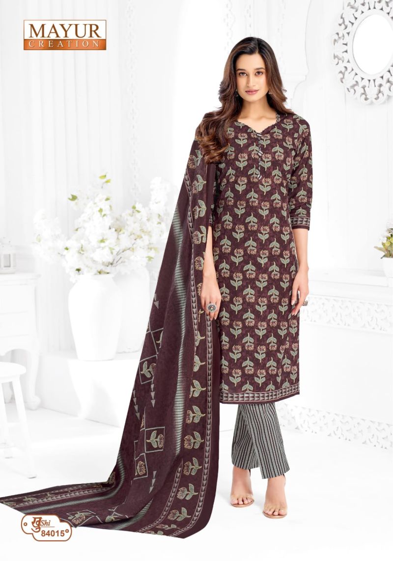 Mayur Khushi Vol 84 Cotton Printed Daily Wear Dress Material