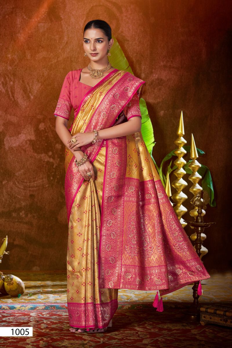 Saroj Niharika Silk Saroski Vol 6 Kanjivaram Silk Saree Catalouge