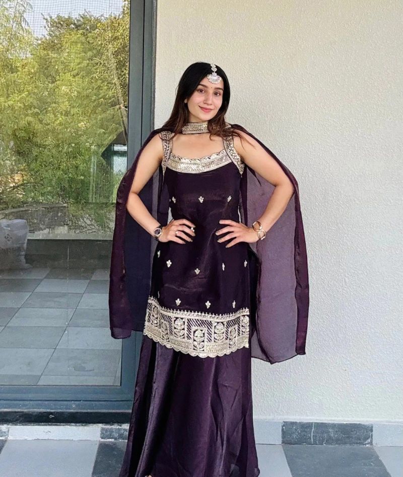 Md Mahi 13 Fandy Embroidered Designer Salwar Suit Collection