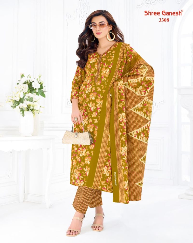 Shree Ganesh Samaiyra Vol 23 Readymade Cotton Salwar Suit — Wholesale Kurtis, Shree Ganesh wholesale from Surat — view 11