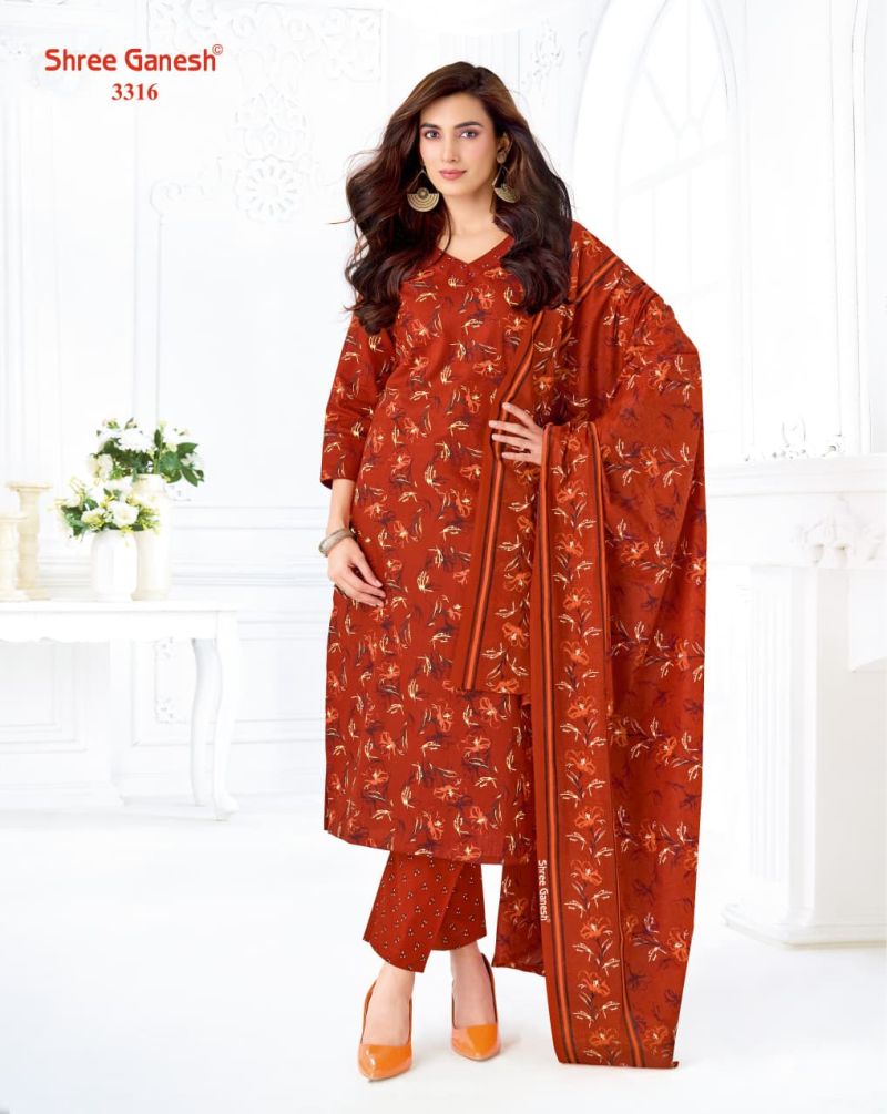 Shree Ganesh Samaiyra Vol 23 Readymade Cotton Salwar Suit — Wholesale Kurtis, Shree Ganesh wholesale from Surat — view 4