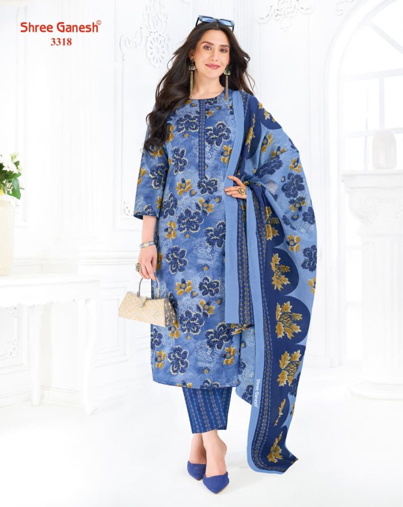Shree Ganesh Samaiyra Vol 23 Readymade Cotton Salwar Suit — Wholesale Kurtis, Shree Ganesh wholesale from Surat — view 2