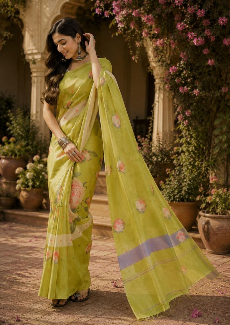 Meera 347 Linen Digital Printed Saree Catalog — Wholesale Sarees, MPA wholesale from Surat — view 2