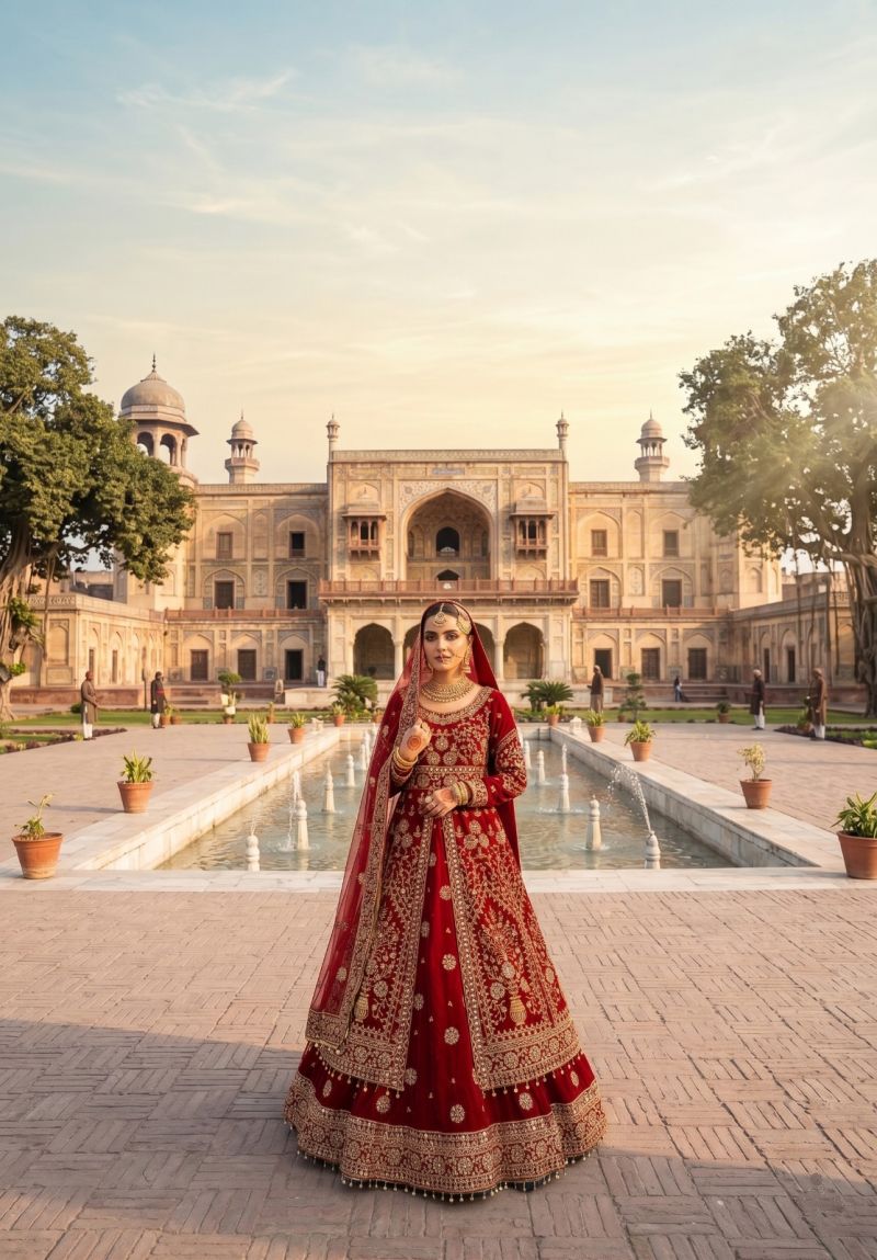 Kb Series 8103 Velvet Embroidered Designer Bridal Lehenga Choli Set — Wholesale Lehenga, Vardan Ethnic wholesale from Surat — view 4